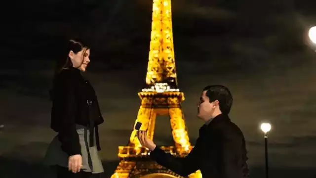 Durante la propuesta de matrimonio