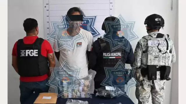 Aseguran droga, vehículo y más de un millón de pesos en Cancún