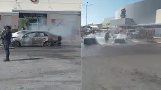 En cada uno de estos lugares se desplegaron elementos policiacos y cuerpos de emergencia para sofocar las llamas y asegurar la zona