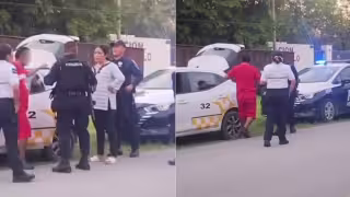 La mujer y su presunto cómplice fueron trasladados a las instalaciones de Seguridad Pública