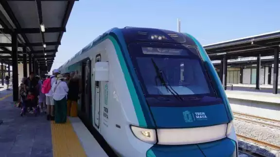 El Tren Maya comienza a recibir pasajeros El Tren Maya comienza a recibir pasajeros