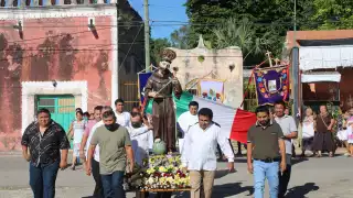 Regresan los festejos en honor a San Francisco de Asís en Yaxcabá  luego de 30 años en pausa