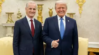 Trump señaló durante la visita del Primer Ministro de Noruega que aprovecharía el viaje a Roma para discutir temas internacionales