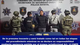 El detenido fue trasladado y puesto a disposición de la Fiscalía Especializada en Combate al Delito de Narcomenudeo