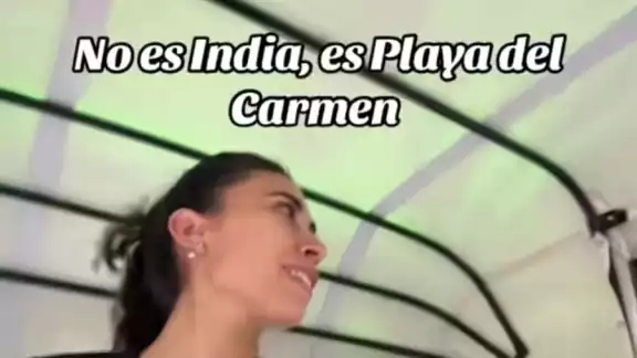 En Playa del Carmen hay un transporte que a cualquiera hará recordar a la India