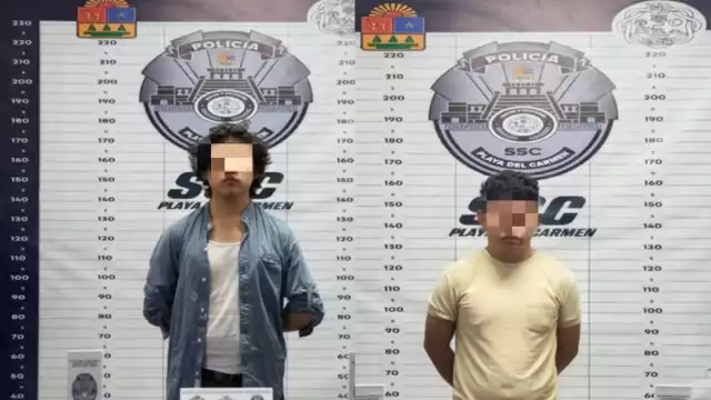 Los detenidos fueron identificados como Geiler “N”, originario de Tabasco y Manuel “N”
