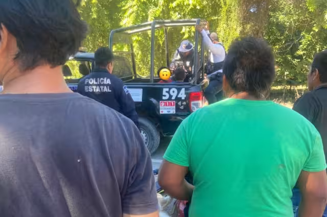 Elementos de la Policía Estatal hicieron la detención de los individuos.