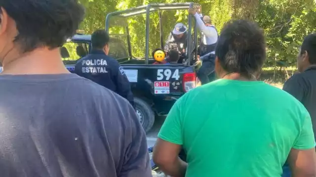 Elementos de la Policía Estatal hicieron la detención de los individuos.