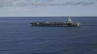 El USS Gerald R. Ford llegó a la zona para reforzar las operaciones de EE.UU.