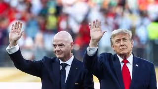 La cercanía que tiene Infantino con Trump ha sido muy criticada alrededor del planeta.