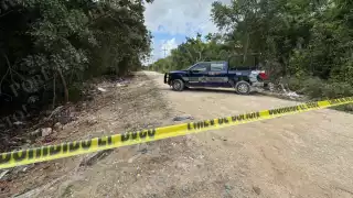Hallan el cuerpo de un hombre con huellas de violencia en la SM 252 de Cancún