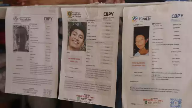 Los casos de personas desaparecidas en Yucatán se mantiene activos