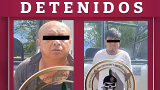 Detienen a dos hombres con un arma y cartuchos en Santa Rosa, Calakmul