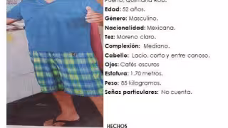 El hombre de 52 años de edad es originario de Felipe Carrillo Puerto.