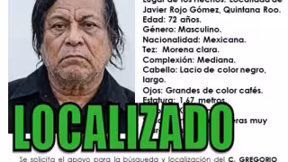 El hombre había sido visto por última vez en la localidad de Javier Rojo Gómez, en el municipio de Othón P. Blanco