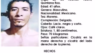 La ficha se activó luego de que fue reportado como no localizado tras haber sido visto por última vez el 12 de septiembre de 2025