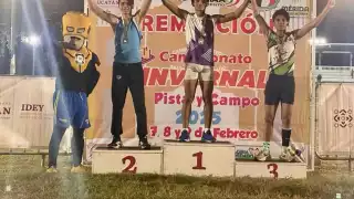 Campeche brilla en el Encuentro Invernal 2025 de Atletismo con 10 medallas