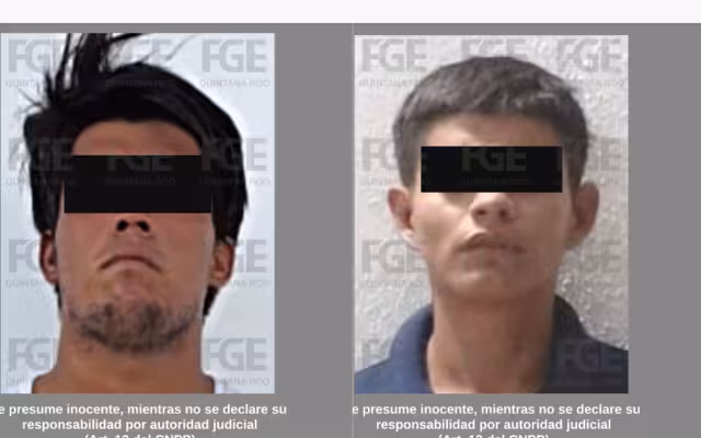 Los detenidos José Trinidad “N” y Kuri Fabián “N” amenazaban con levantar a la familia de la víctima y a esta misma en caso de no pagar la suma de dinero