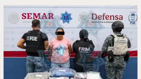 la detenida identificada como Francis Tanaihri “N” fue puesta a disposición de la Fiscalía General del Estado