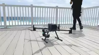 El dron se usará en zonas de difícil  acceso