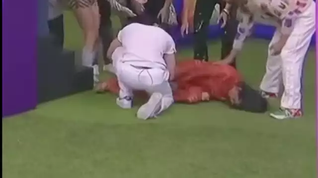 La actriz sufrió una aparatosa caída