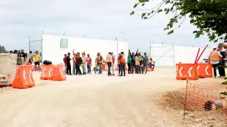 El bloqueo se levantó porque los representantes de la empresa dijeron que hoy se pondrían al día; lo retomarán si incumplen