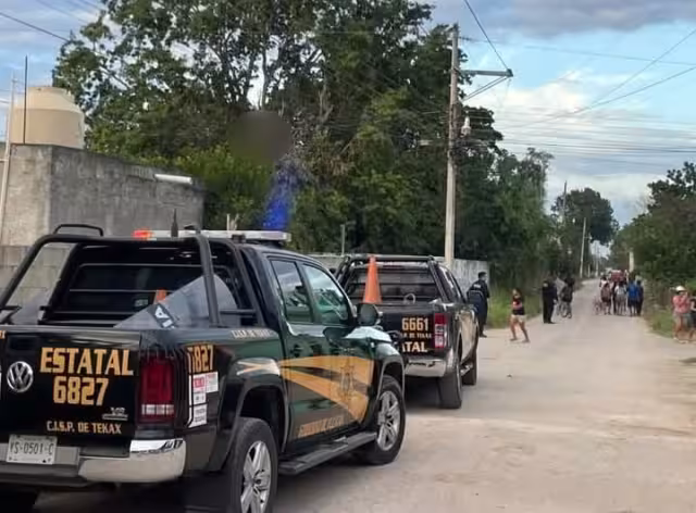 Vecino de la colonia Esperanza en Oxkutzcab toca involuntariamente cables de alta tensión