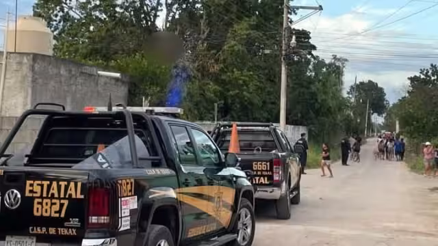 Vecino de la colonia Esperanza en Oxkutzcab toca involuntariamente cables de alta tensión