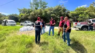 Autoridades de los tres órdenes de Gobierno monitorean el río Palizada en Campeche
