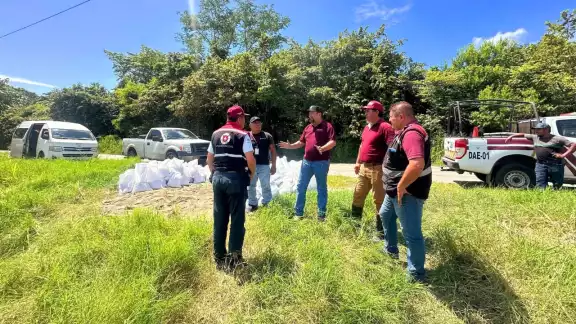 Personal de todos los niveles realizó un recorrido por la zona.