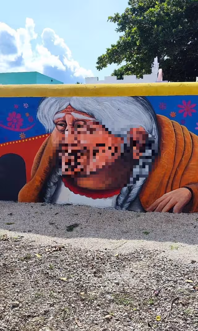 Ofrecen 20 mil pesos de recompensa a quien proporcione información sobre los responsables de vandalizar un mural en Ucú