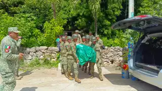 Despiden con honores a militar yucateco fallecido durante un enfrentamiento en Culiacán