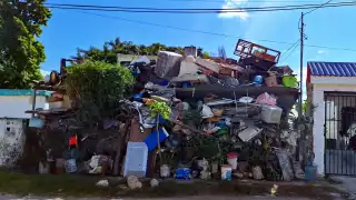 El vecino de Pacabtún lleva años acumulando basura
