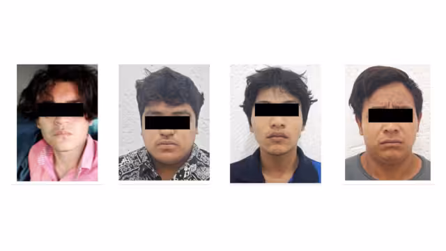 La Fiscalía de Campeche, junto con otras instituciones de seguridad, capturó a cuatro presuntos asaltantes de gasolineras