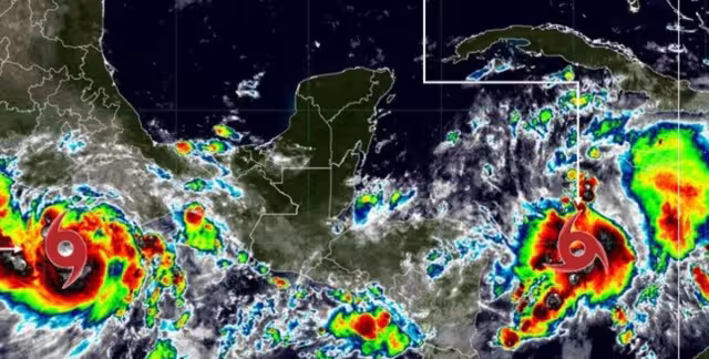 Helene circula cerca de Quintana Roo en el Mar Caribe