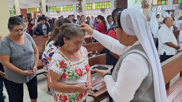 La segunda misa de imposición de la ceniza se llevará a cabo hoy a las 7 de la noche