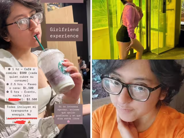 Ella es "La Compañere", influencer que se renta como novia