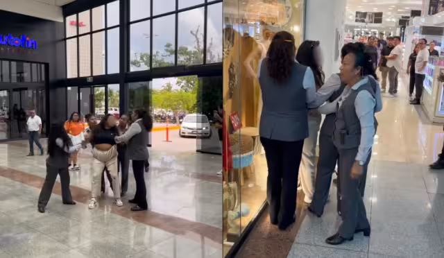 La mujer intentó huir tras ser descubierta robando, pero fue detenida antes de llegar a la salida de la Plaza Las Américas