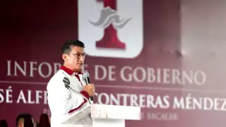 El alcalde de Bacalar, José Contreras, afirma en su Primer Informe de Gobierno que la justicia social "no es sólo discurso❞ en el municipio; ciudadanos opinan lo contrario
