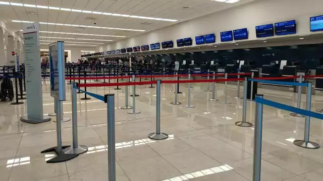 El Aeropuerto Internacional de Mérida registró poca afluencia la mañana de este sábado