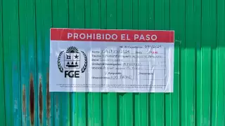 Después del cateo que se llevó ayer 4 de octubre, se encontraron objetos y sustancias ilegales