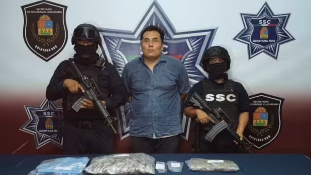 Un presunto narcomenudista fue detenido por la Policía Estatal en el fraccionamiento Vista Real