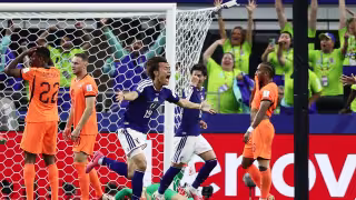 Los japoneses lucharon hasta el final y consiguieron el empate a 2-2.
