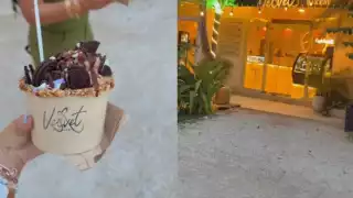 Usuarios criticaron a la influencer por pagar un precio tan alto por los helados