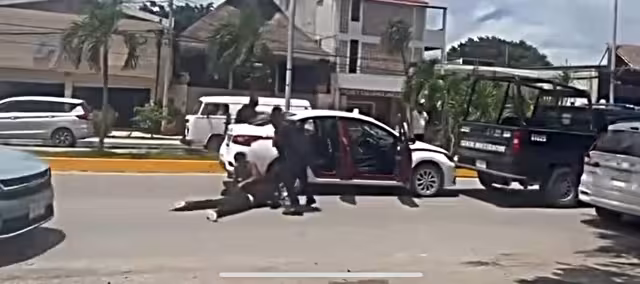 El sospechoso intentaba escapar a bordo de un taxi en Tulum