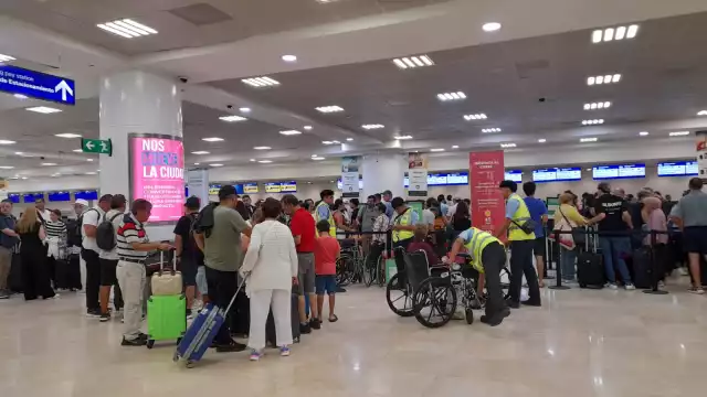 Se registraron vuelos demorados y retrasados