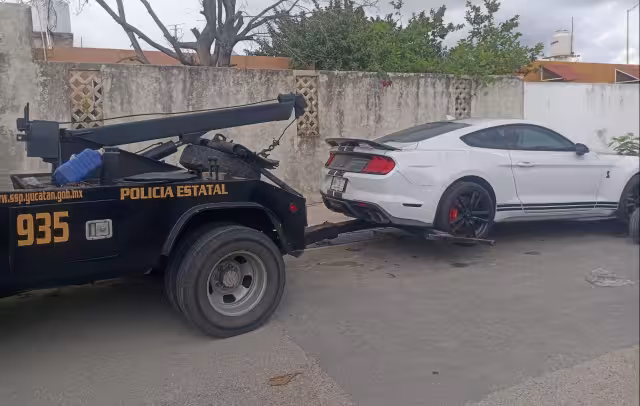La SSP Yucatán retiró el vehículo estacionado
