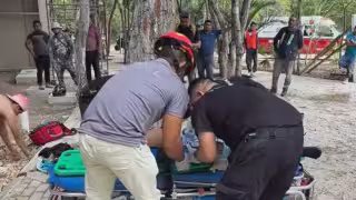Trabajador cae de un tercer piso en las obras de Aldea Zamá en Tulum