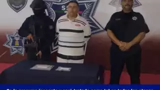 José “N” fue señalado por la víctima, por lo que fue trasladado a la Secretaría de Seguridad Ciudadana