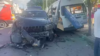 l supuesto responsable es el conductor de la “combi”.